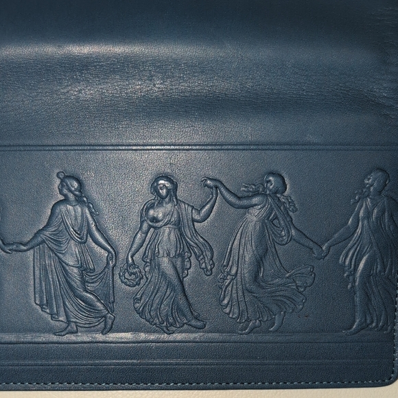 Wedgwood Navy Blue Leather Wallet - Picture 6 of 11